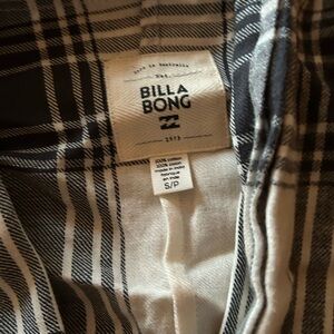 Billabong Monochrome Plaid Shirt